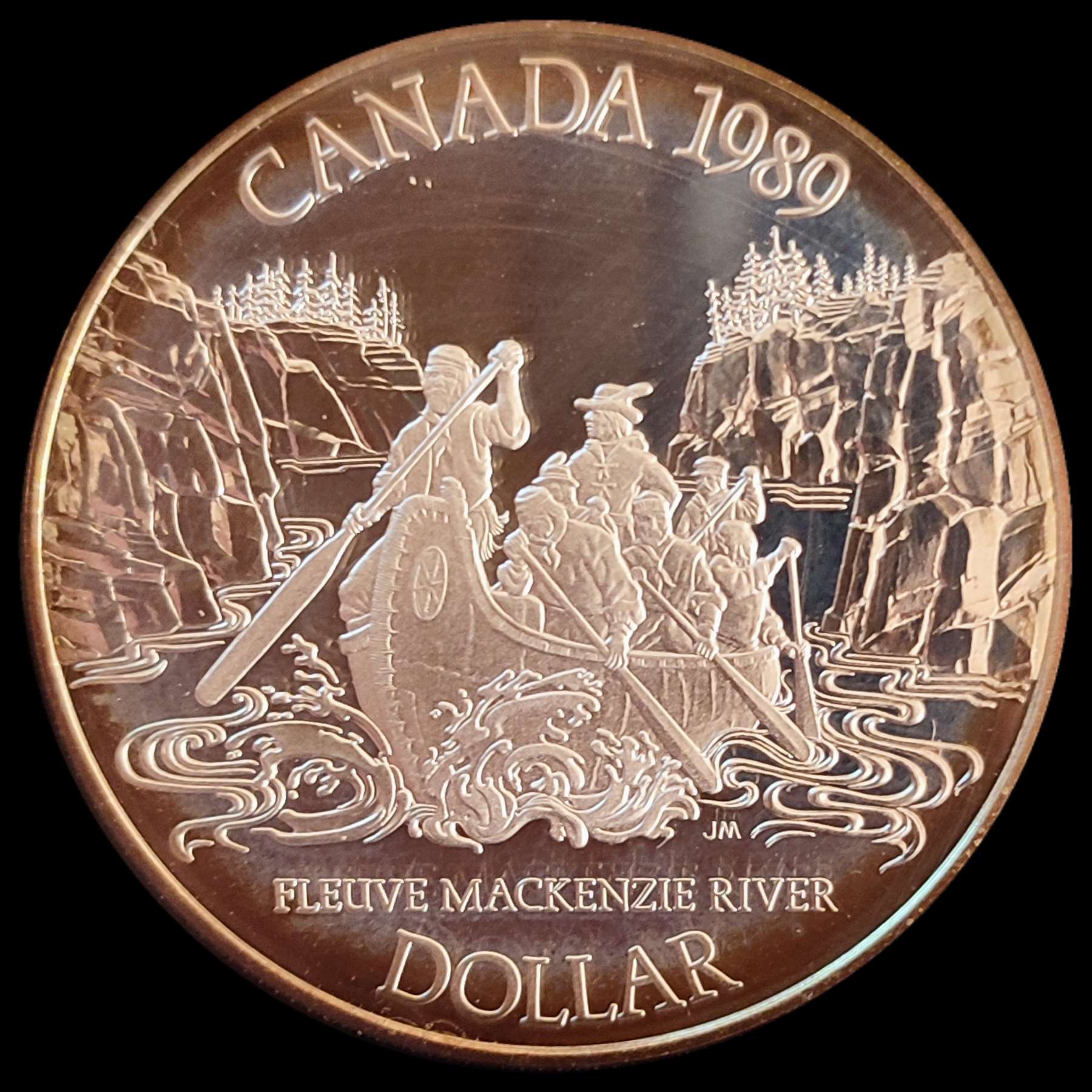 1-Dollar---Elizabeth-II-Mackenzie-River-1989-Canda
